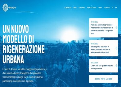 Arexpo, è online il nuovo sito: focus su Mind