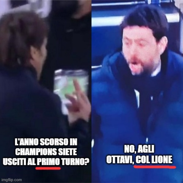 Conte-Agnelli: tutta l’ironia social sulla lite in Juventus-Inter – FOTO Conte-Agnelli: tutta l’ironia social sulla lite in Juventus-Inter – FOTO