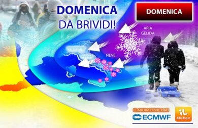 Meteo, weekend da gelo siberiano. La neve inonda le coste