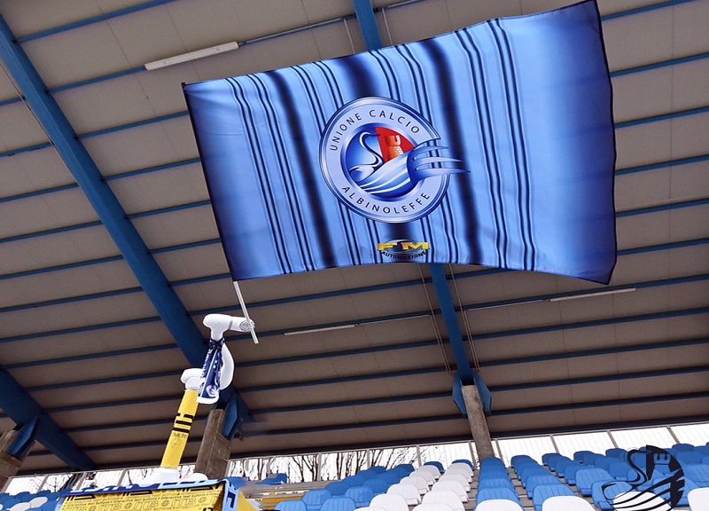 Pierino, l’ultra dell’Albinoleffe è… un robot. FOTO Pierino, l’ultra dell’Albinoleffe è… un robot. FOTO