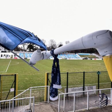 Pierino, l’ultra dell’Albinoleffe è… un robot. FOTO