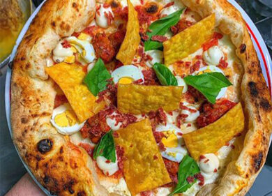 Food  porn a Carnevale: la lasagna scomposta finisce sulla pizza di Delicious