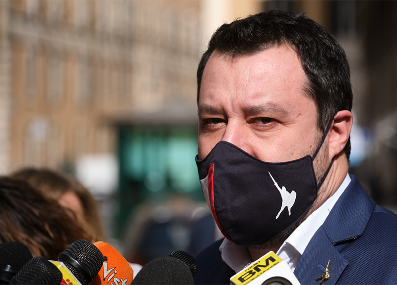 Sondaggi, Lega di Salvini giù con Draghi. Un grande partito e tre medi salgono