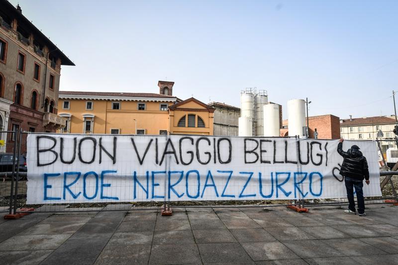 Milano, i funerali di Mario Bellugi. FOTO