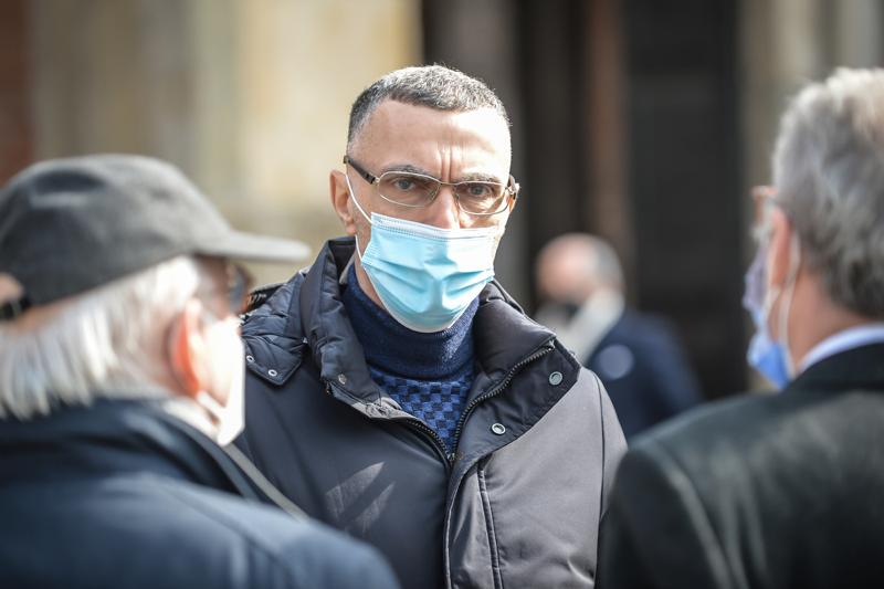 Milano, i funerali di Mario Bellugi. FOTO