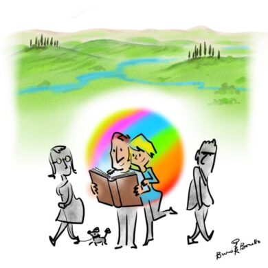 Bruno Bozzetto illustra la nuova immagine de ‘I colori del libro’ 12ª edizione