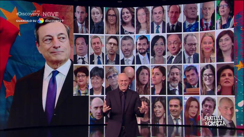 Fratelli di Crozza/ Monologo sui sottosegretari eletti dal Governo Draghi Fratelli di Crozza/ Monologo sui sottosegretari eletti dal Governo Draghi