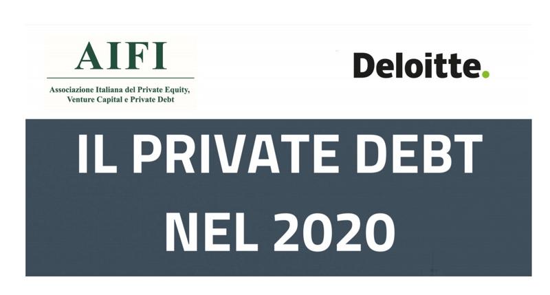 AIFI: i dati di mercato del Private Debt nel 2020 AIFI: i dati di mercato del Private Debt nel 2020