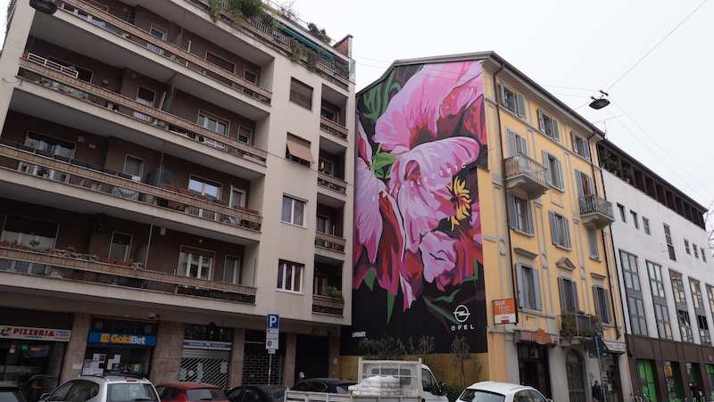 Opel e LifeGate dedicano un murale a Milano