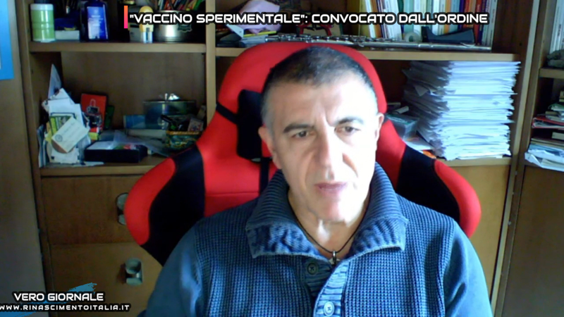 “Vaccino sperimentale”, medico convocato dall’Ordine: il tg VERO GIORNALE “Vaccino sperimentale”, medico convocato dall’Ordine: il tg VERO GIORNALE