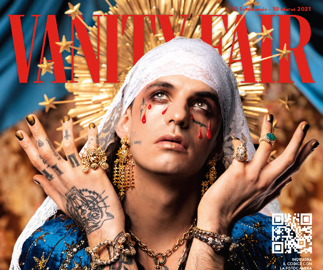 Galleria foto 'Achille Lauro sulla cover di Vanity Fair: “Vi spiego perché faccio la donna”' - foto 1