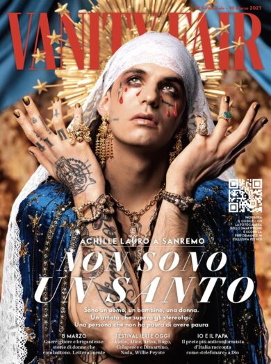 Achille Lauro sulla cover di Vanity Fair: “Vi spiego perché faccio la donna”