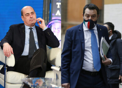 L’sms di Salvini a Zingaretti dopo le dimissioni