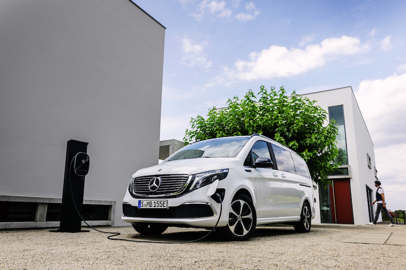 Mercedes lancia EQV, monovolume a trazione elettrica Mercedes lancia EQV, monovolume a trazione elettrica