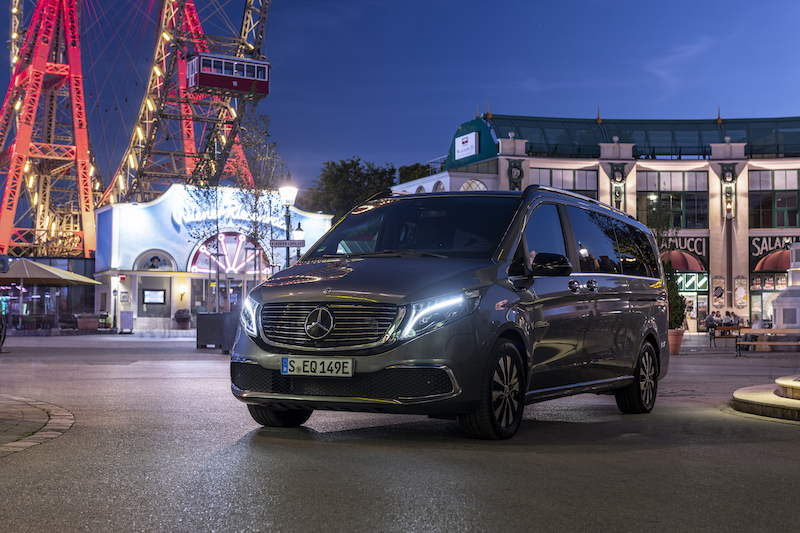 Mercedes lancia EQV, monovolume a trazione elettrica Mercedes lancia EQV, monovolume a trazione elettrica
