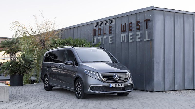 Mercedes lancia EQV, monovolume a trazione elettrica Mercedes lancia EQV, monovolume a trazione elettrica