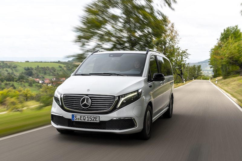 Mercedes lancia EQV, monovolume a trazione elettrica Mercedes lancia EQV, monovolume a trazione elettrica