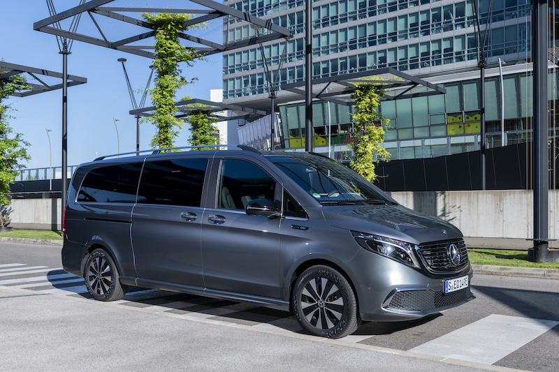 Mercedes lancia EQV, monovolume a trazione elettrica Mercedes lancia EQV, monovolume a trazione elettrica