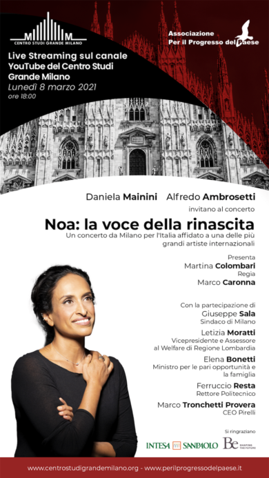 “Noa: la voce della rinascita”, l’evento in una data speciale come l’8 marzo