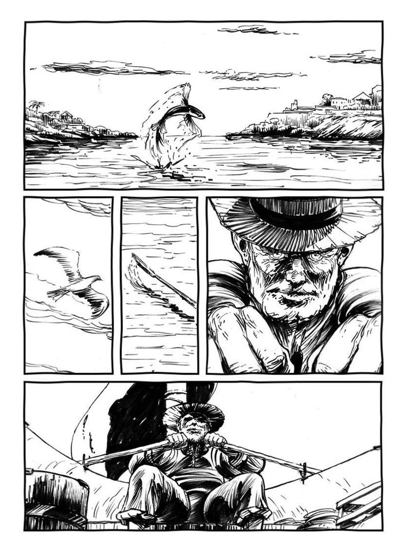 ‘Il vecchio e il mare’ diventa un fumetto a 70 anni dal libro di Hemingway ‘Il vecchio e il mare’ diventa un fumetto a 70 anni dal libro di Hemingway