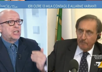 Vaccino, lite tra Roncone e La Russa: “Non faccia sempre…”, “Lei è…”. VIDEO