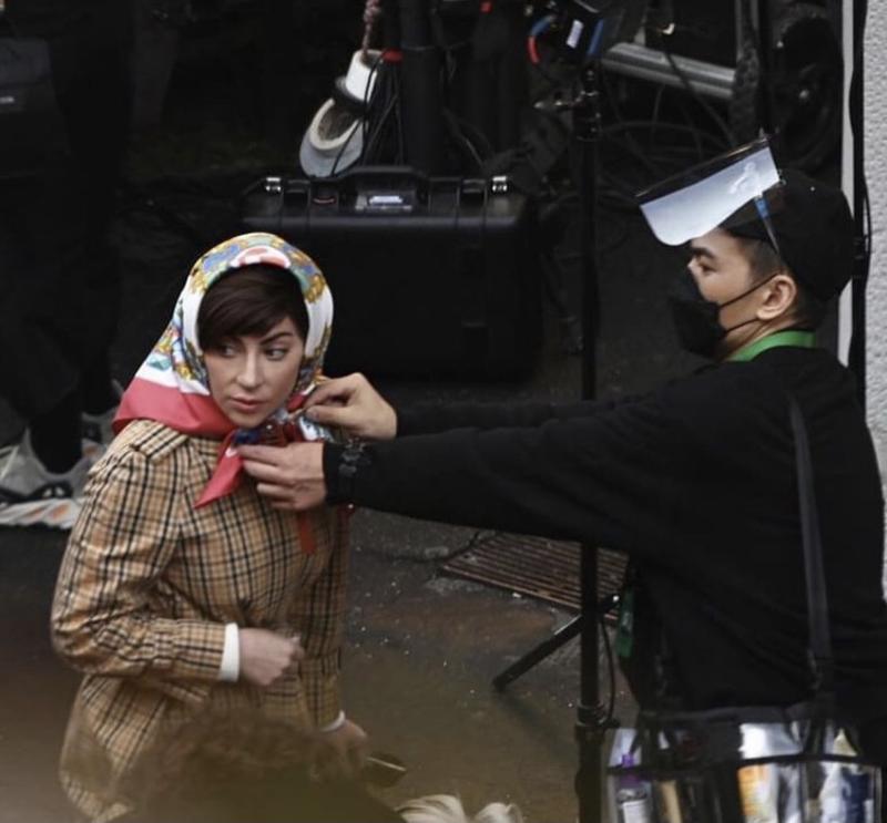 Lady Gaga, foto dal set di ‘Gucci’. I primi ciak tra Milano e Gressoney