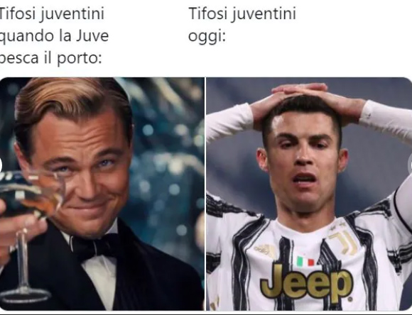 Juventus fuori con il Porto in Champions League: ironia sui social. Le foto Juventus fuori con il Porto in Champions League: ironia sui social. Le foto