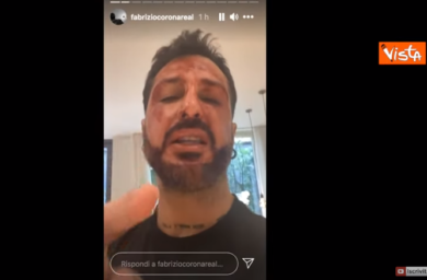 Corona torna in galera, attacca i giudici e si taglia su Instagram. VIDEO