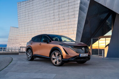 Nuovo Nissan Ariya innovativo anche nella gamma colori