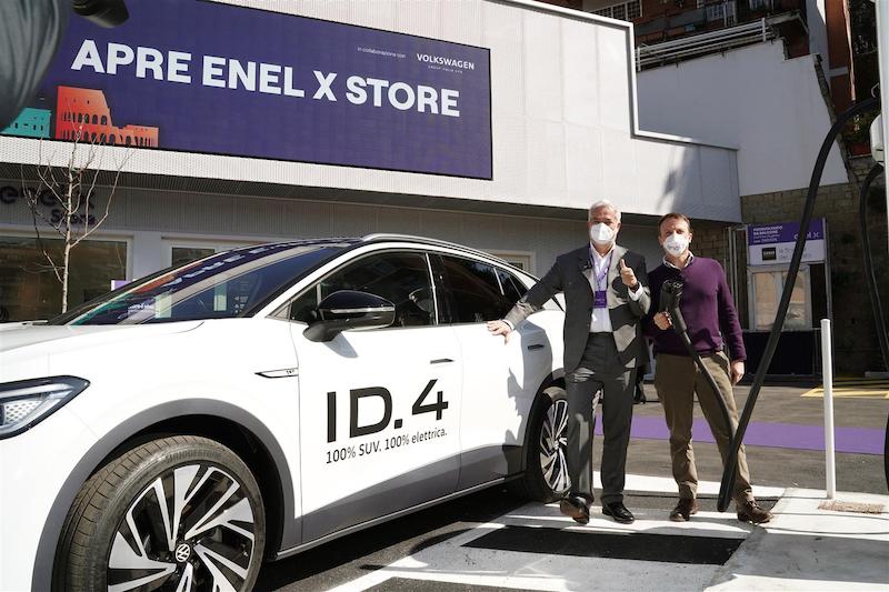 Nasce a Roma Enel X Store, sviluppato in collaborazione con Volkswagen Italia Nasce a Roma Enel X Store, sviluppato in collaborazione con Volkswagen Italia