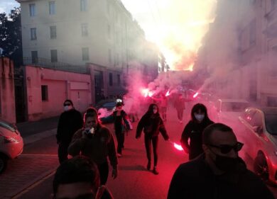Milano, corteo dei centri sociali per ricordare Dax. FOTO