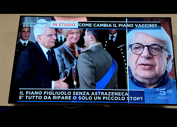 Angelo Maria Perrino a Mattino 5: “Stop AstraZeneca? Decisione ineccepibile” Angelo Maria Perrino a Mattino 5: “Stop AstraZeneca? Decisione ineccepibile”
