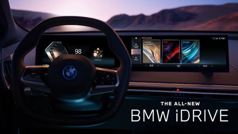 Con il nuovo iDrive, salire su una BMW è come essere nel futuro Con il nuovo iDrive, salire su una BMW è come essere nel futuro