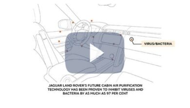 Jaguar Land Rover: abitacoli purificati al 97% da batteri e virus