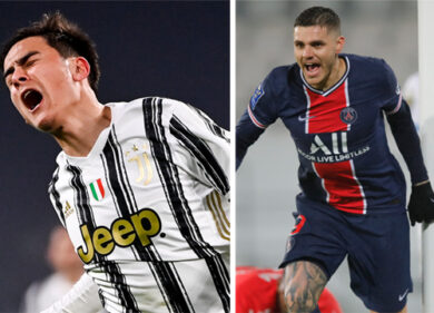 Dybala, rientro slitta (calvario ginocchio). Joya-Icardi, scambio Juventus-Psg