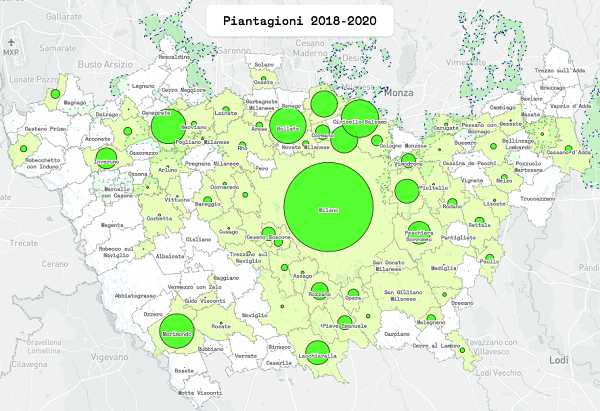 Forestami: altri 18.400 alberi piantati e nuova campagna comunicativa. MAPPE
