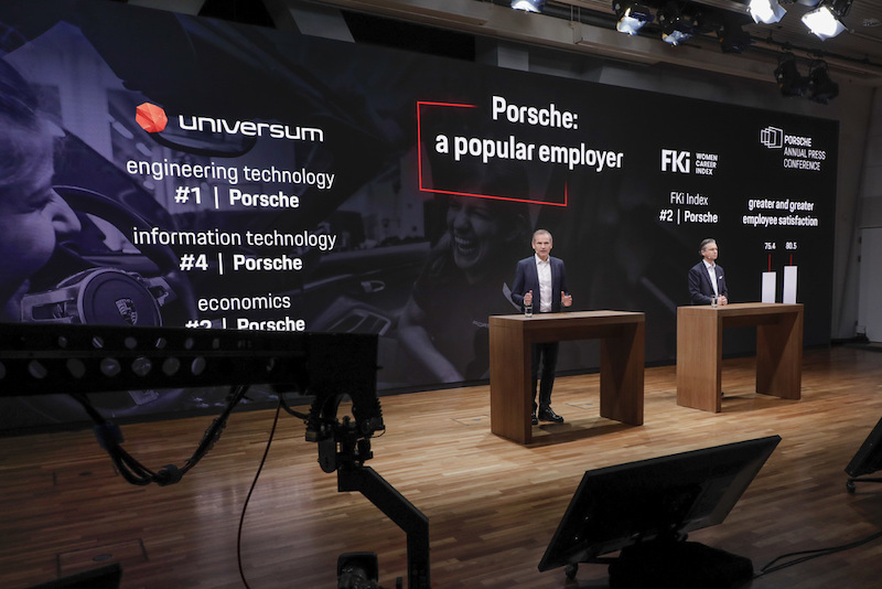 Porsche, ricavi record nell’esercizio 2020