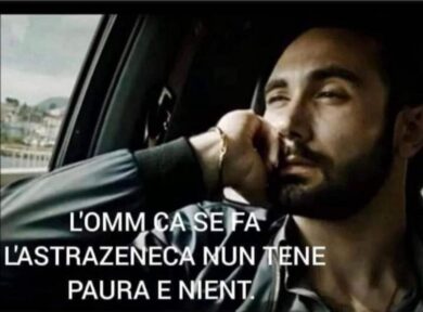 Covid vissuto con ironia/Vaccino AstraZeneca? Chi lo fa non ha paura di niente