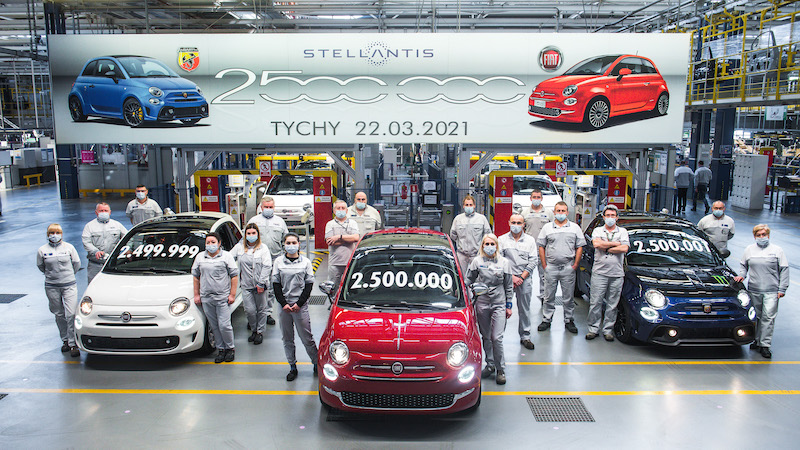 Prodotte a Tychy due milioni e mezzo di Fiat 500 Prodotte a Tychy due milioni e mezzo di Fiat 500