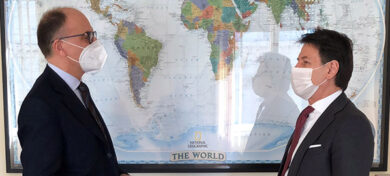 Conte-Letta, un’ora di incontro. Dialogo a partire dalle Amministrative