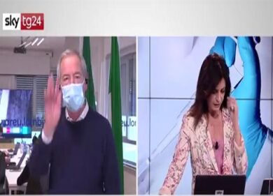 Bertolaso: “Criticarmi è uno sport…”. E lascia la diretta di Sky Tg24. VIDEO