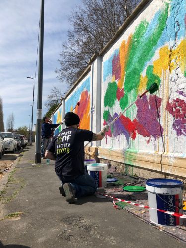 Municipio 6, dopo Valentina ecco Diabolik: nuovo murale dedicato al fumetto