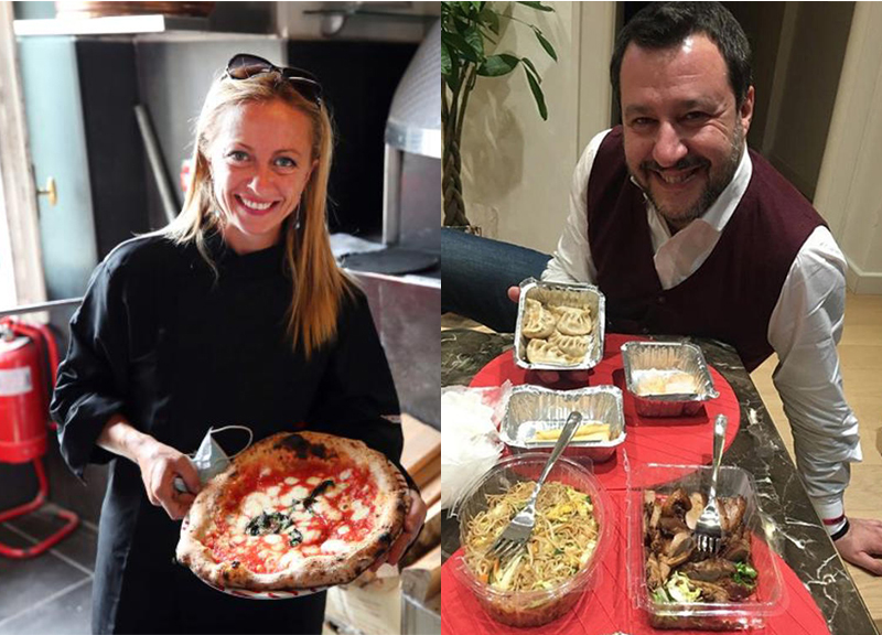 Da Meloni ai “gastro-post” di Salvini: la politica si fa col cibo (social) Da Meloni ai “gastro-post” di Salvini: la politica si fa col cibo (social)