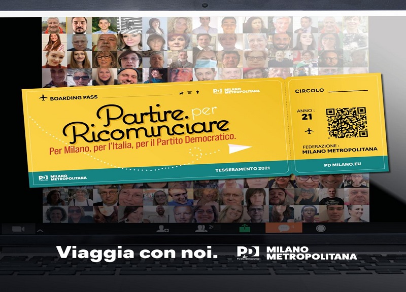 “Partire per ricominciare”: Pd Milano, al via la campagna di tesseramento “Partire per ricominciare”: Pd Milano, al via la campagna di tesseramento