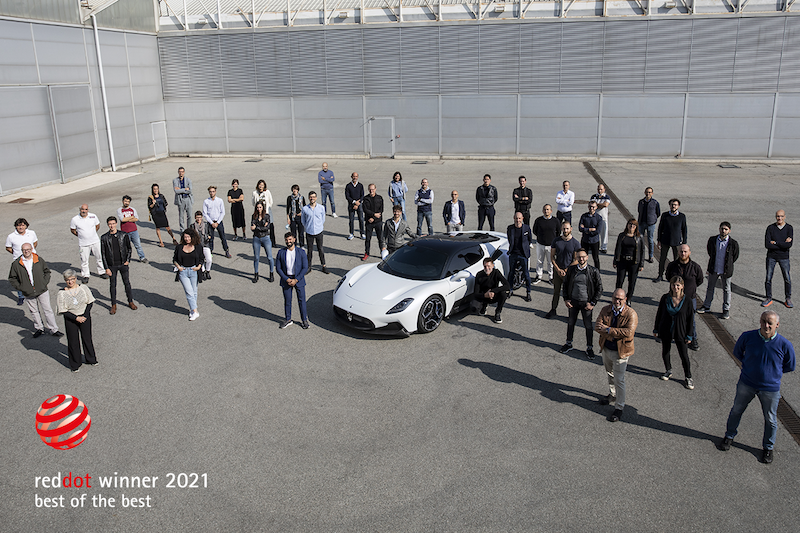 Maserati MC20 è “Best of the Best” ai Red Dot Awards 2021
