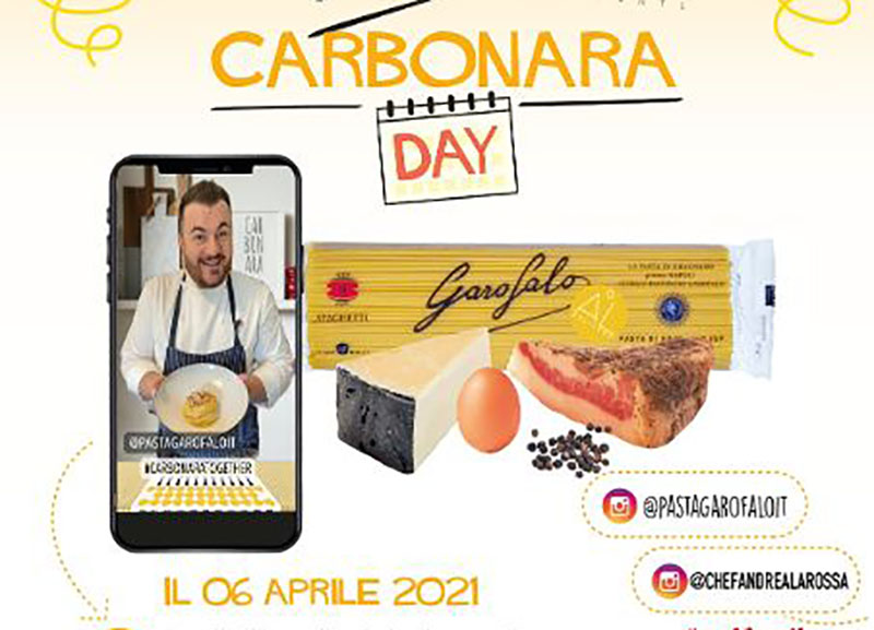 #carbonaratogether, Garofalo tiene con un piatto tutti uniti ma a distanza #carbonaratogether, Garofalo tiene con un piatto tutti uniti ma a distanza