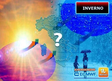 Meteo, torna l’inverno da martedì. Temperature giù anche di 15 gradi