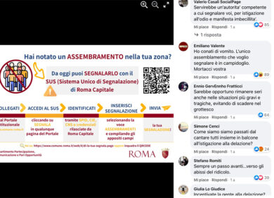 Roma, Comune dà la caccia agli assembramenti: Le reazioni negative della gente