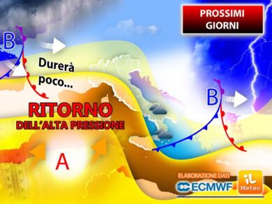 Meteo: vento, pioggia e neve. Incursione invernale sull’Italia. Le previsioni