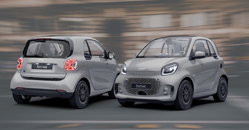 formula E:debuttano le smart EQ fortwo e forfour racingrey formula E:debuttano le smart EQ fortwo e forfour racingrey